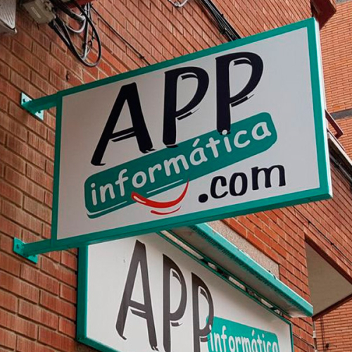 Banderola económica sin luz