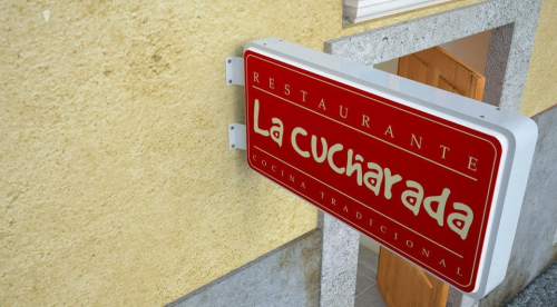 Banderola con luz led