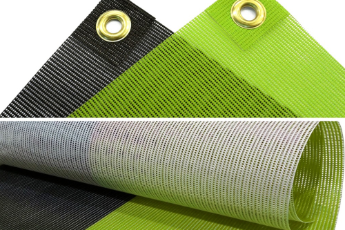 Lona para andamios microperforada